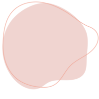 AI generated round brush, illustration png