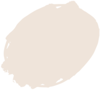 AI generated round brush, illustration png