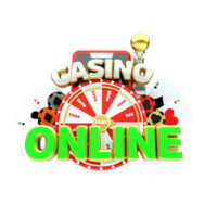 3d render objeto cassino png