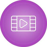 Multimedia Player Vector Icon