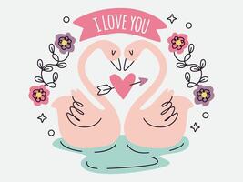 Love Romance Illustration vector