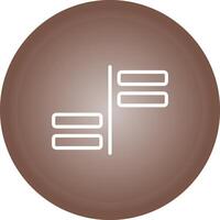 Horizontal Alignment Vector Icon