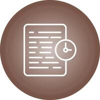 Document History Vector Icon