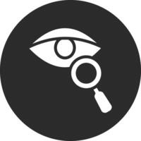 Eye Examination Vector Icon