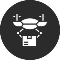 Drone Delivery Vector Icon