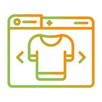 Clothing Store Vector Icon