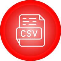 CSV Vector Icon