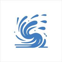 Water splash symbol simple flat icon on background. Vector illustration