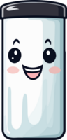 AI generated Cute cleanser in cartoon style png