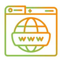 World Wide Web Vector Icon