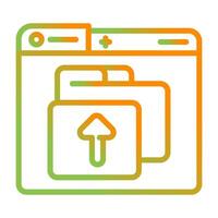 Upload File Vector Icon