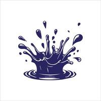 Splash of water. Splash of water. Splash of water. Vector illustration