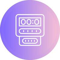 Electric Meter Vector Icon