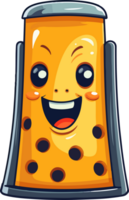 AI generated Cute cheese grater in cartoon style png