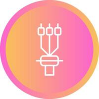 Cable Termination Sleeve Vector Icon