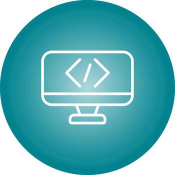 icono de vector de codificación