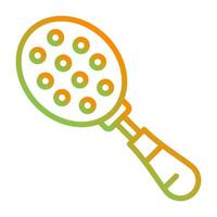 Slotted Spoon Vector Icon