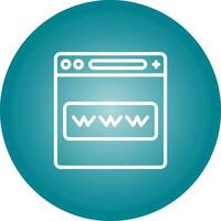 World Wide Web Vector Icon