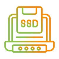 Solid State Drive Vector Icon