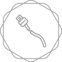 Broken Cable Vector Icon