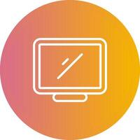 Desktop Computer Vector Icon