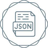 json vector icono