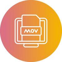 Mov File Vector Icon