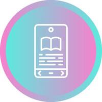 E book Reader Vector Icon