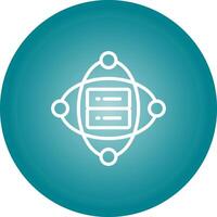 Cluster Server Vector Icon