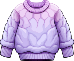 ai generato carino maglione nel cartone animato stile png