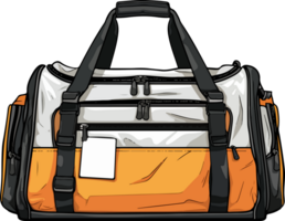 AI generated Workout Gym Bag in cartoon style png