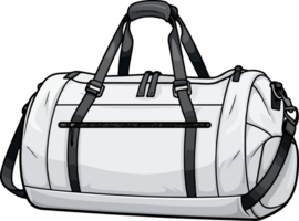 AI generated Workout Gym Bag in cartoon style png