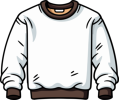 ai generiert süß Sweatshirt im Karikatur Stil png