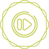 Fast Forward Button Vector Icon