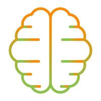 icono de vector de cerebro