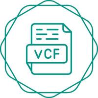 vcf vector icono