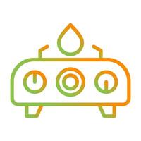 Electric Stove Vector Icon