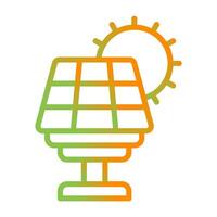 Solar Panel Vector Icon