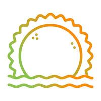 Sun Vector Icon