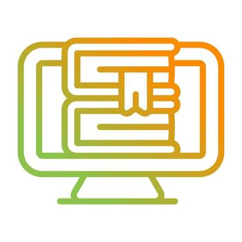 Computer Vector Icon