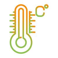 icono de vector de temperatura