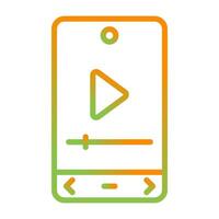 Video Player Vector Icon