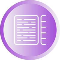 Document Indexing Vector Icon