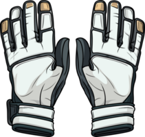 AI generated Cute gloves in cartoon style png