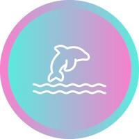 Dolphin Vector Icon