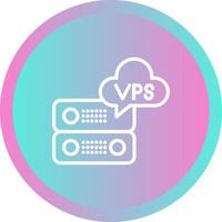 VPS Hosting Vector Icon