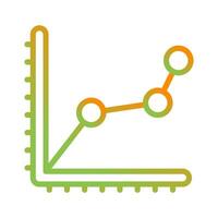 Line Chart Vector Icon