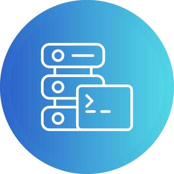 SSH Hosting Vector Icon