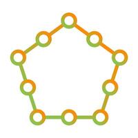 icono de vector hexagonal