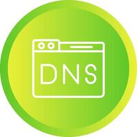 Domain DNS Management Vector Icon